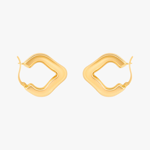 "She's Golden" Trendy Hoops