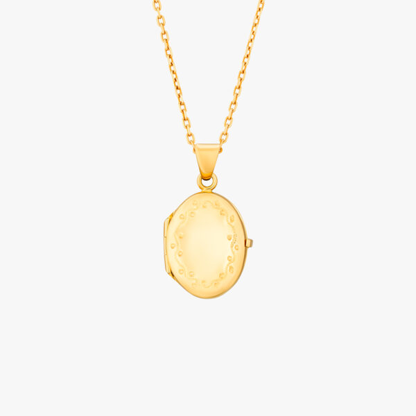 "She's Golden" Oval Medallion
