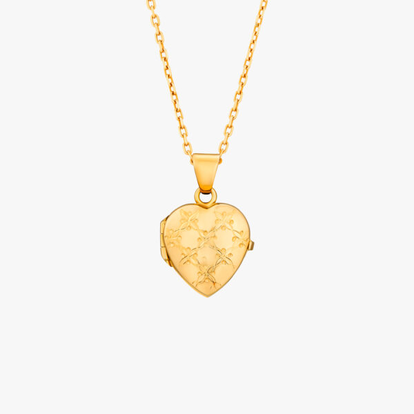"She's Golden" Heart Medallion S