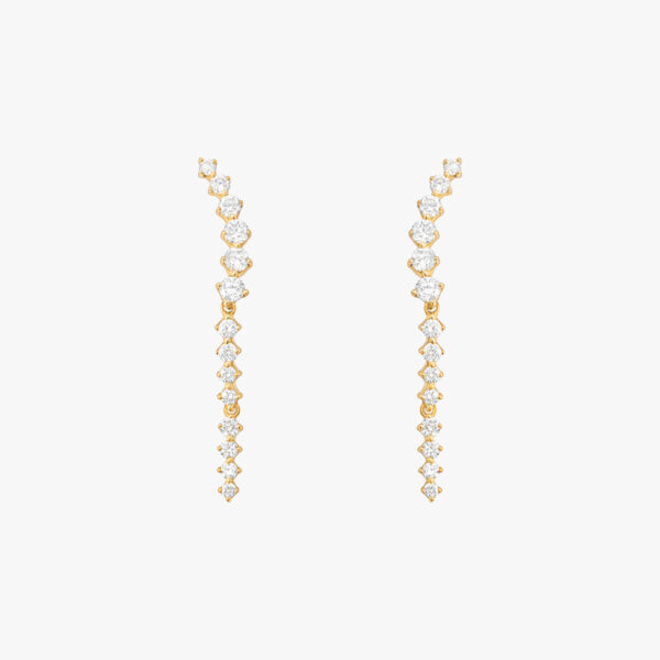 "She's Classy and Chic" Dripped in diamond earrings