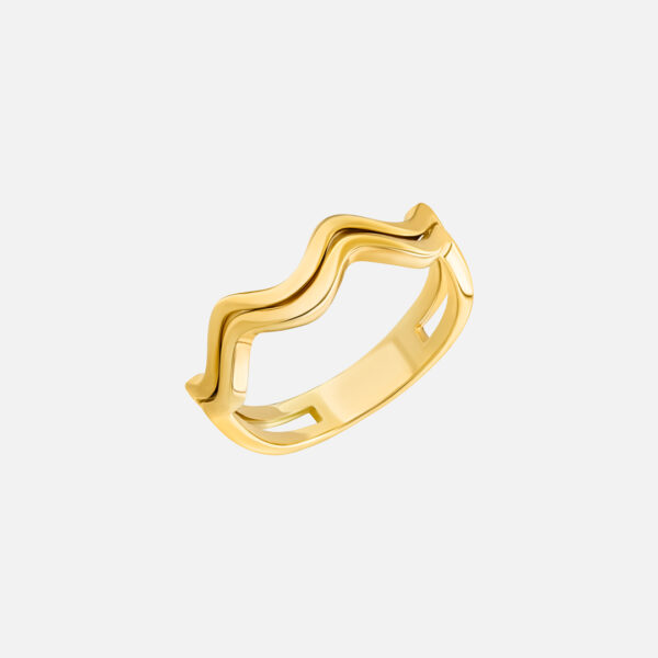 ''She's Golden" Wave ring