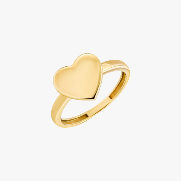 "Love Me Forever" Statment Heart Ring